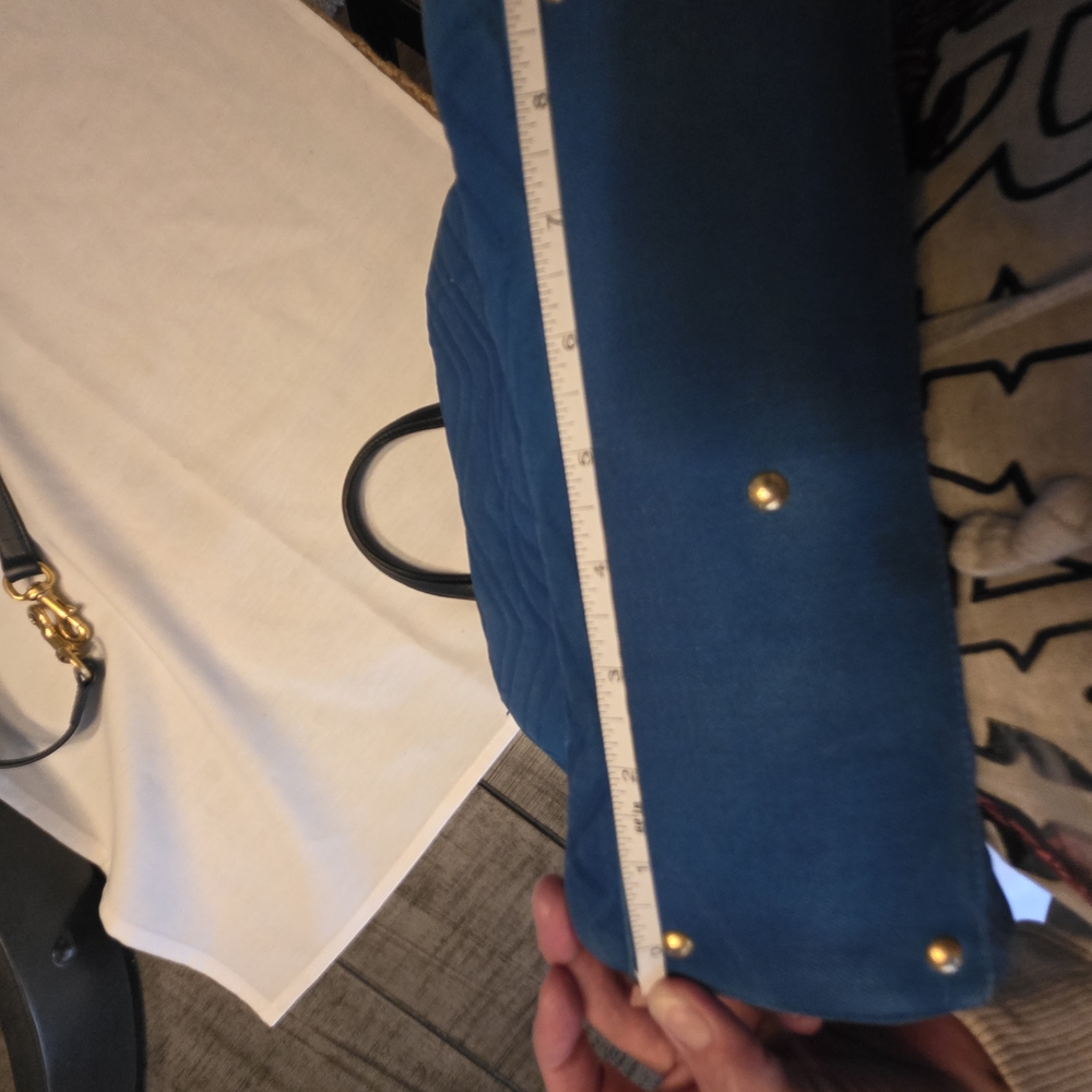 Gucci Blue DENIM GG Marmont Shoulder Bag - Picture 3 of 16